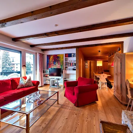 Alpine Retreat With Pool And Sauna Access Lägenhet St. Moritz
