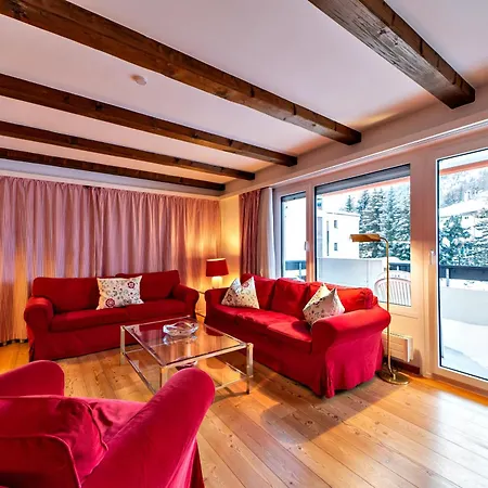 Alpine Retreat With Pool And Sauna Access Lägenhet St. Moritz